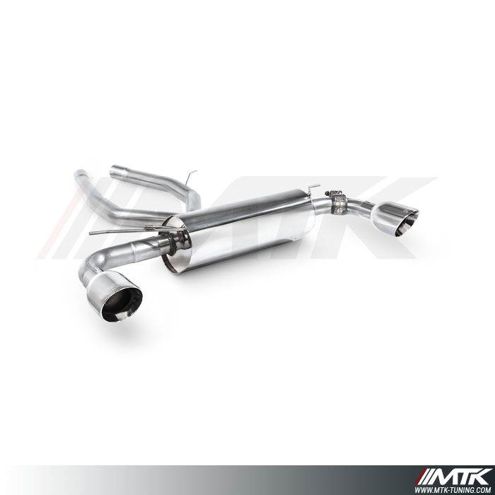 Catback avec tube intermediaire et emplacement de valve Toyota Supra A90 3.0T avec FAP